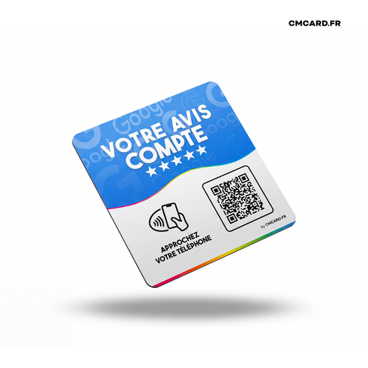 Plaque NFC Google