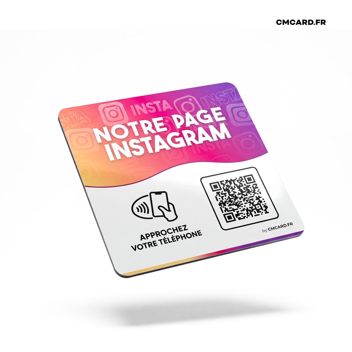 Plaque Instagram NFC
