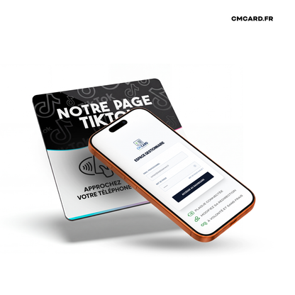 Plaque TikTok NFC