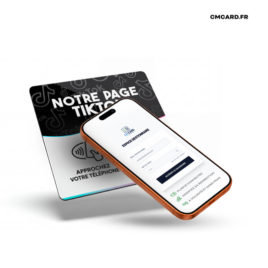 Plaque TikTok NFC
